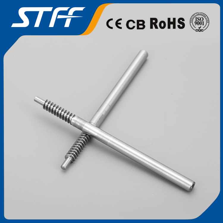 Auto glass lifting motor shafts high precision worm shafts