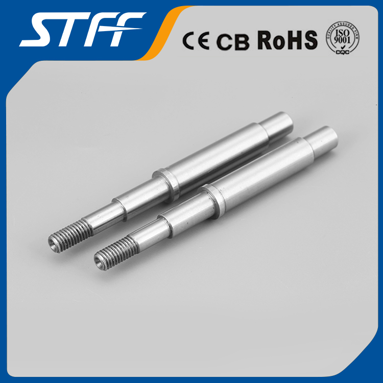 High precision industrial fan motor shafts threaded shafts
